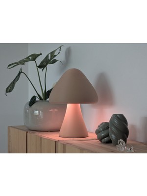 KS Mushroom Glow Masa Lambası – Sculptural Light Seri