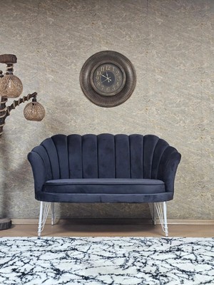 Sevinç Mobilya Ikili Istiridye Beyaz Boyalı Telli Ayak Çay Seti Koltuk Tekli Berjer , Ikili Berjer Koltuk