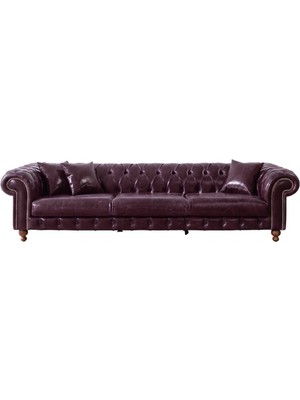 Polka Sofa Chester 3'lü Koltuk