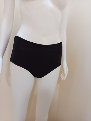 Berrak Yüksek Bel Toparlayıcı Rahat 3 Adet Siyah Külot