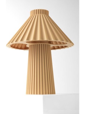 KS Fluted Sculpt Masa Lambası Architectural Series