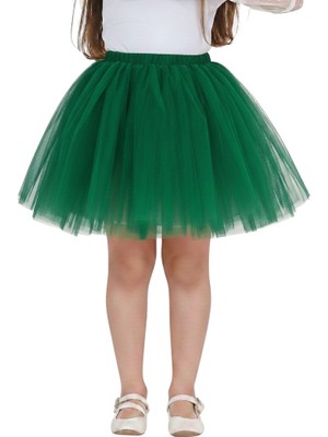 ERDEM KIDS Kız Çocuk Bayramlık  23 Nisan Doğum Günü Tüllü Tütü Etek