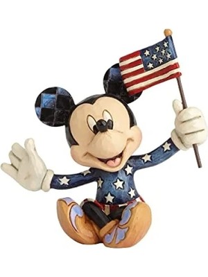 Esranın Dünyası El Yapımı Renkli Mickey Mouse Minyatür Heykelcik