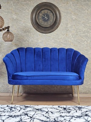 Sevinç Mobilya Ikili Istiridye Gold Kaplama Sivriltme Ayak Çay Seti Koltuk Ikili Berjer , Ikili Berjer Koltuk