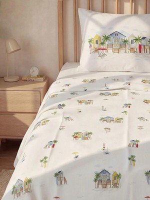 LC Waikiki Karışık Nakışlı Tek Kişilik Pike Seti  (S6)