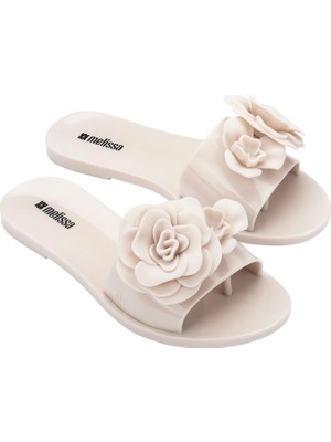 Melissa Babe Petals Ad Kadın-Kız Çocuk Parmak Arası Terlik 37817-KREM
