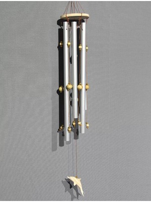 Esranın Dünyası Boncuklu Metal Rüzgar Çanı Model 1