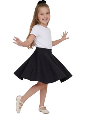ERDEM KIDS Kız Çocuk 23 Nisan Kloş Günlük, Bayramlık, Gösteri, Parti, Özel Gün Okul Etek