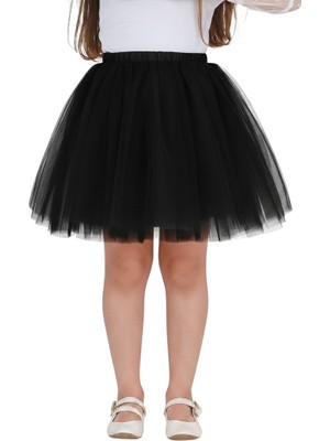 ERDEM KIDS Kız Çocuk Bayramlık  23 Nisan Doğum Günü Tüllü Tütü Etek