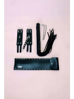 Esranın Dünyası Kelepçe - Kırbaç Set, Kırbaç Takım, Fantezi Kelepçe Takım - BRF1304