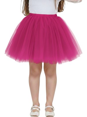 ERDEM KIDS Kız Çocuk Bayramlık  23 Nisan Doğum Günü Tüllü Tütü Etek