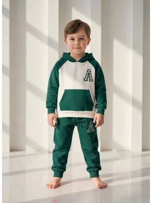 Stilera Erkek Çocuk A Baskılı Cepli Mevsimlik Alt Üst Takım