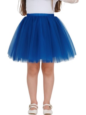 ERDEM KIDS Kız Çocuk Bayramlık  23 Nisan Doğum Günü Tüllü Tütü Etek