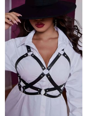 Esranın Dünyası Gömlek ve T-Shirt Üzeri Deri Kemer - BRF816