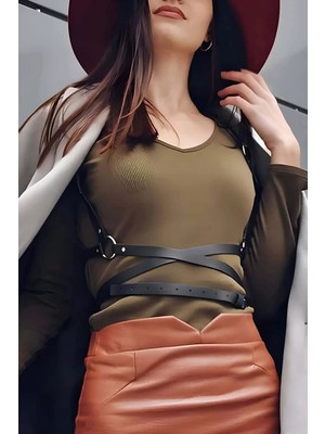 Esranın Dünyası Beli Uzun Sarmalı Şık Harness - BRF172