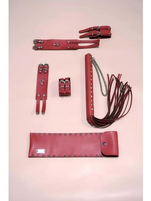 Esranın Dünyası Kırbaç Kelepçe Takım 3'lü Set, El - Ayak Kelepçesi, Kırbaç - BRF1305