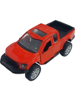 Esranın Dünyası Çek Bırak Metal Arazi Aracı 13 cm - Kırmızı (Lisinya)