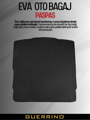 LEXUS-RX-300-(2022-2025) Için Eva Bagaj Havuzu