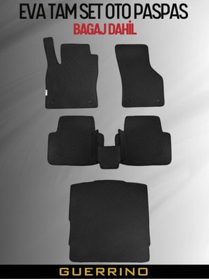 PEUGEOT-E-2008-ELEKTRİKLİ-(2023-2025) Için Eva Ful Paspas Takımı (Metal Topukluk Hariç)