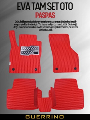 HONDA-JAZZ-HATCHBACK-(2012-2014) Için Eva Iç Paspas Takımı (Metal Topukluk Dahil)