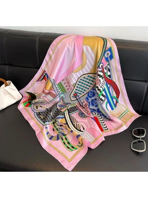 Venüs Design Desenli Şal-Fular 70X70