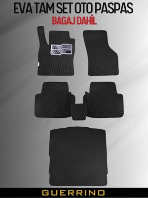 CİTROEN-C3-PİCASSO-(2009-2017) Için Eva Ful Paspas Takımı (Metal Topukluk Dahil)