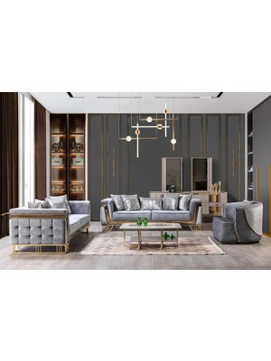 Polka Sofa Alya 3+3+1 Koltuk Takımı