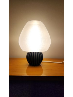 KS Yumuşak Formlu Modern Abajur – Dekoratif Masa Lambası