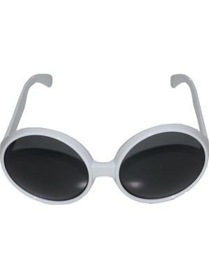 Uravas Store 80 Li Yıllar Beyaz Renk Nostalji Yeşilçam Parti Gözlüğü