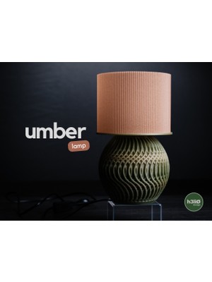 KS Dalga Dokulu Dekoratif Masa Lambası