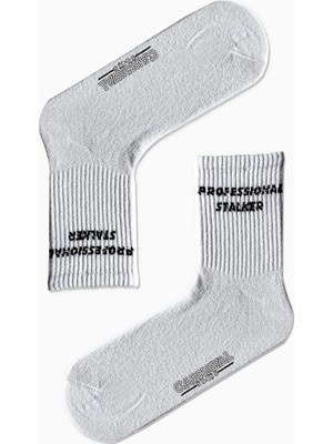 Carnaval Socks Professional Stalker Yazılı Desenli Renkli Spor Çorap