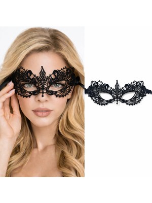 Sb Shopping Siyah Dantel Venedik Maskesi Kadın – Zarif Parti Balo Maskesi 10 No