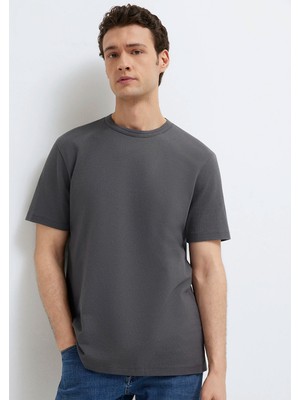 Mavi Antrasit Basic Tişört 0613362-80106