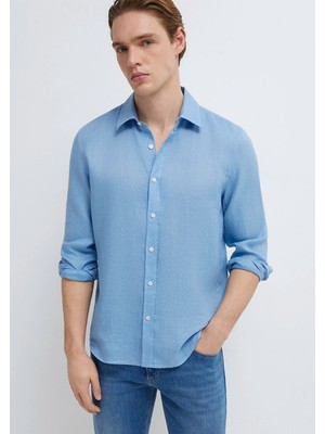 Mavi Mavi Keten Gömlek 0211466-70834