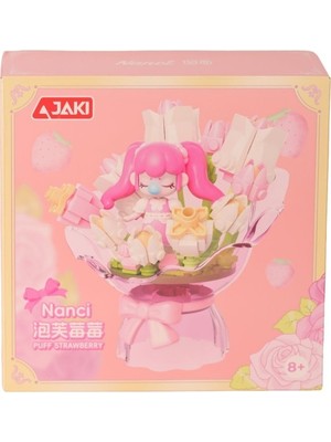 Paradise Sda HK121 Jaki Çiçek Buketi 187 Parça Block Oyuncak 4523