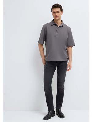 Mavi Antrasit Polo Tişört 0613344-90721