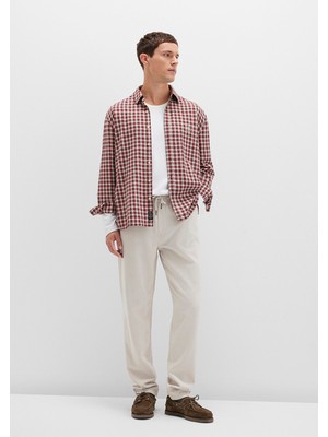 Mavi Ekru (Tencel™) Liyosel Karışımlı Jogger Pantolon 0010168-70144