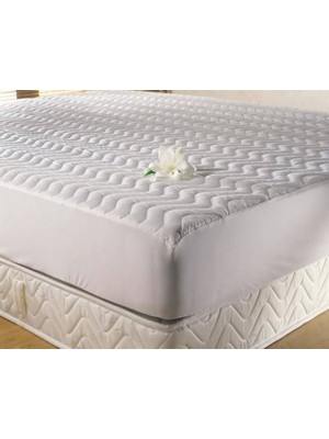 Taç Çift Kişilik Fıtted Kapitoneli Alez 200x200 cm Kapitone Kumaş Dokuması ile Yerli Üretim