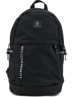Siyah Lumberjack CT185 Olıver 1pr Erkek Sırt Çantası Tekstil Malzeme ile Günlük Kullanım için Tasarlandı