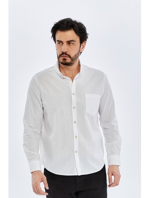 Trender Erkek Gömlek 12-7090 Beyaz