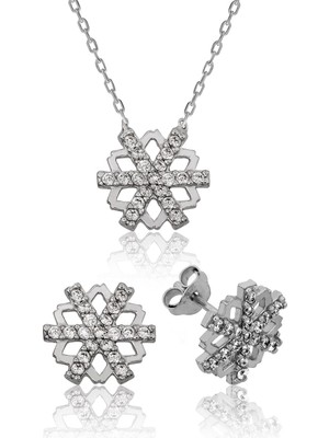 Inure Jewelry Inure Jewelry Gümüş Kar Tanesi Set