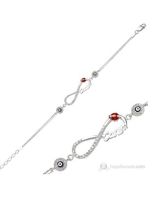Inure Jewelry Inure Jewelry 925 Nazar Boncuklu Sonsuzluk Canım Bileklik Br0460128