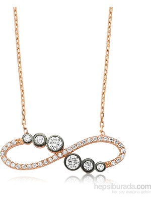 Inure Jewelry Inure Jewelry Gümüş Su Yolu Sonsuzluk Kolye
