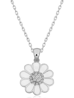 Inure Jewelry Gümüş Papatya Kadın Kolye