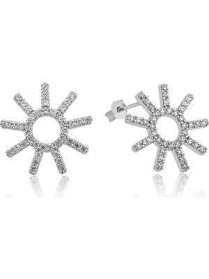 Inure Jewelry Gümüş Güneş Küpe