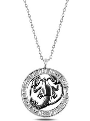 Inure Jewelry ​Gümüş Yengeç Burcu Kolye
