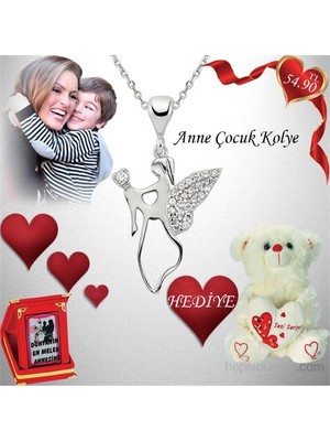 Inure Jewelry Inure Jewelry Annelere Özel Kanatlı Anne Çocuk Kolye