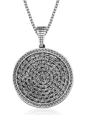 Inure Jewelry Gümüş Esma-Ül Hüsna Kolye
