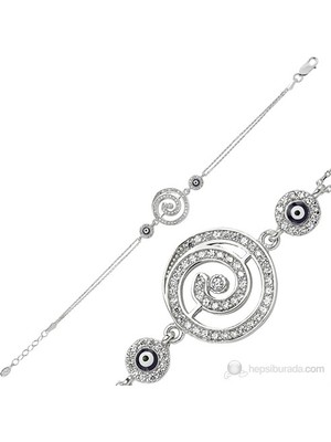 Inure Jewelry Inure Jewelry 925 Nazar Boncuklu Girdap Bileklik | Br0460176