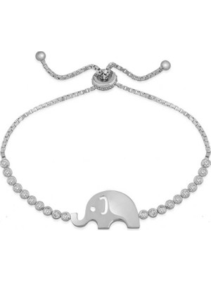 Inure Jewelry Gümüş Fil Asansör Bileklik